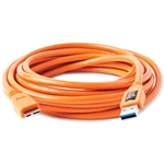 TETHER,CABLE USB3-MIC-B 5P ORG