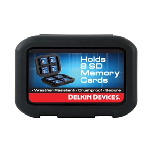Delkin Devices Water-Resistant Case for 8 SD Memory Cards