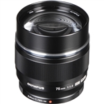 Olympus M.Zuiko Digital ED 75mm f/1.8 Lens (Black)