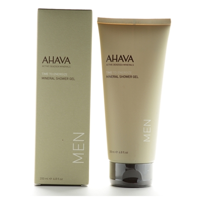 Ahava Men Time To Energize Mineral Shower Gel 200ml / 6.8oz