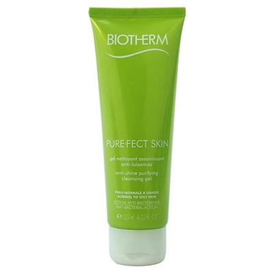 Biotherm Pure-fect Skin Anti-Shine Purifying Cleansing Gel Normal To Oily Skin 4.22oz / 125ml