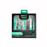 ManMade 5 Piece Manicure Set With Travel Case Colors May Vary