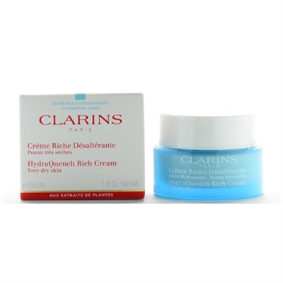 Clarins HydraQuench Rich Cream for Very Dry Skin 1.6 oz / 50ml