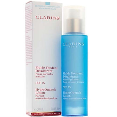 Clarins HydraQuench Rich Lotion for Normal to Combination Skin SPF15 1.6 oz / 50ml