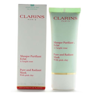 Clarins Truly Matte Pure & Radiant Mask Combination to Oily Skin 1.7 oz / 50ml