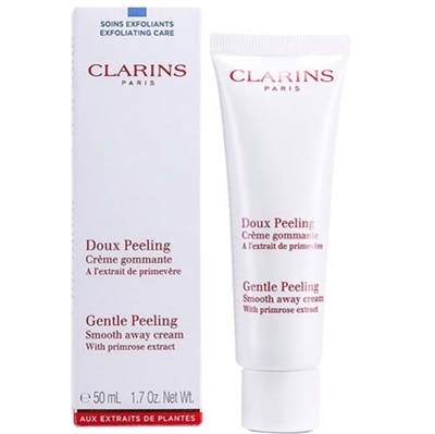 Clarins Gentle Peeling Smooth Away Cream All Skin Type 1.7 oz