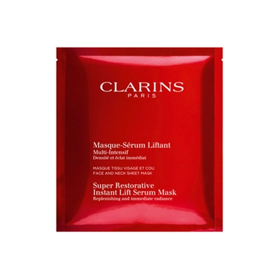 Clarins Super Restorative Instant Lift Serum Mask 1 Piece 1oz / 30ml