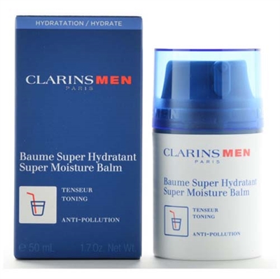 Clarins Men Super Moisture Balm Anti Pollution 1.7 oz / 50ml