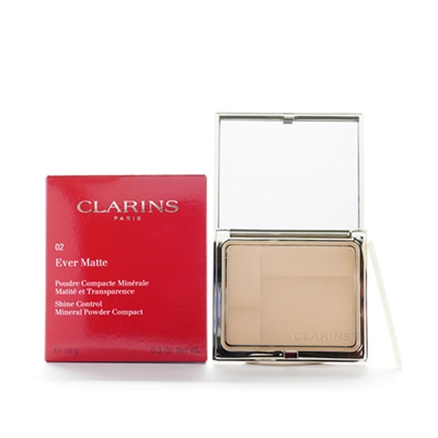 Clarins Ever Matte Mineral Powder Compact 02 Transparent Medium 10 / 0.3oz