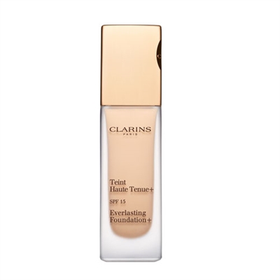 Clarins Everlasting Foundation SPF15 Titanium Dioxide Sunscreen 110 Honey 1.1oz / 30ml