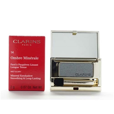 Clarins Ombre Minerale Eyeshadow Smoothing & Long Lasting 14 Platinum 0.07oz / 2g