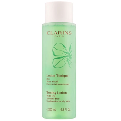 Clarins Toning Lotion With Iris Combination / Oily Skin 6.8oz / 200ml