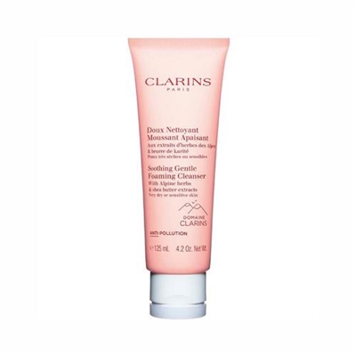 Clarins Soothing Gentle Foaming Cleanser Very Dry Or Sensitive Skin 4.2oz / 125ml