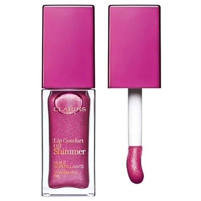 Clarins Lip Comfort Oil Shimmer 03 Funky Raspberry 0.2oz / 7ml