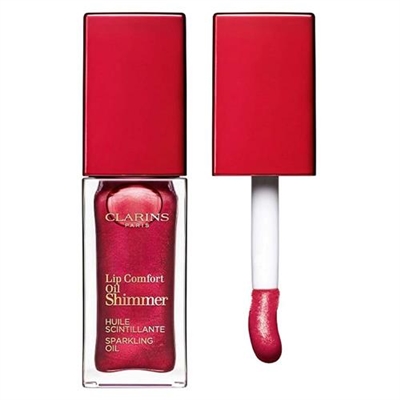 Clarins Lip Comfort Oil Shimmer 08 Burgundy Wine 0.2oz / 7ml