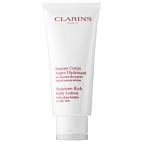 Clarins Moisture Rich Body Lotion With Shea Butter for Dry Skin 6.5oz / 200ml