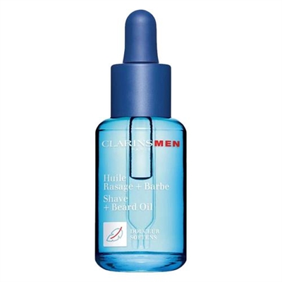 Clarins Men Shave + Beard Oil 1oz / 30ml