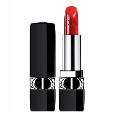 Christian Dior Rouge Dior Couture Colour Refillable Metallic Lipstick 999 0.12oz / 3.5g