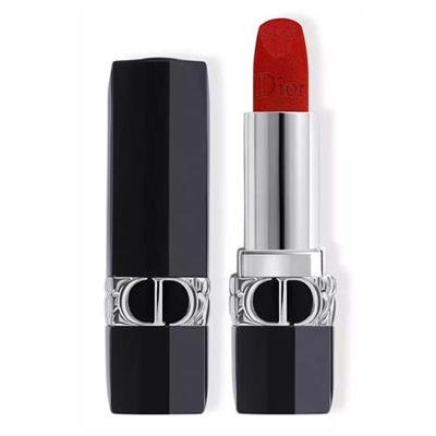 Christian Dior Rouge Dior Couture Colour Refillable Velvet Lipstick 999 0.12oz / 3.5g