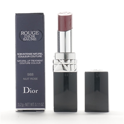 Christian Dior Rouge Dior Baume Lipstick 988 Nuit Rose 0.11oz / 3.2g