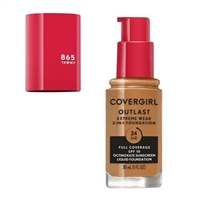 Covergirl Outlast Extreme Wear Foundation SPF 18 865 Tawny 1oz / 30ml
