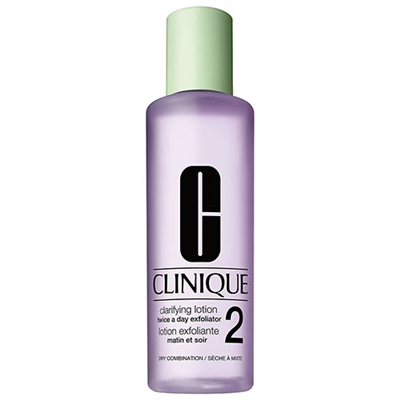 Clinique Clarifying Lotion #2 Twice A Day Exfoliator  Dry - Combination Skin 13.5oz / 400ml