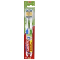 Colgate Classic Clean Soft Bristle Toothbrush 2 Count