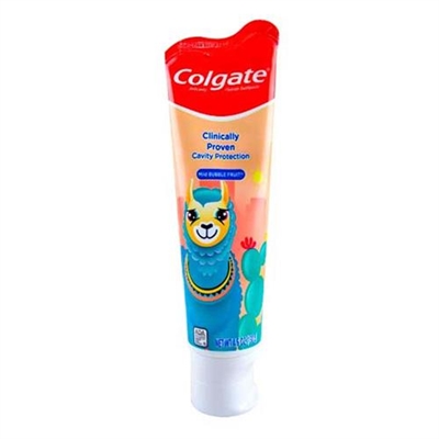 Colgate Kids Cavity Protection Toothpaste Bubble Fruit 4.6oz / 130g