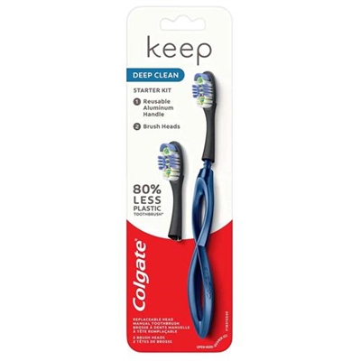 Colgate Keep Manual Toothbrush Deep Clean Starter Kit