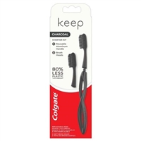 Colgate Keep Manual Toothbrush Charcoal Starter Kit