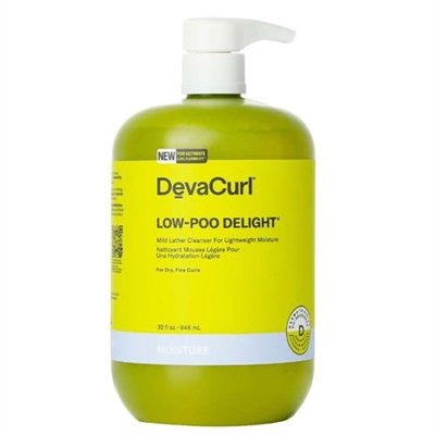DevaCurl Low Poo Delight Mild Lather Cleanser 32oz / 946ml