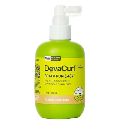 DevaCurl Scalp Puriphy Easy Rinse Exfoliating Spray 8oz / 236ml