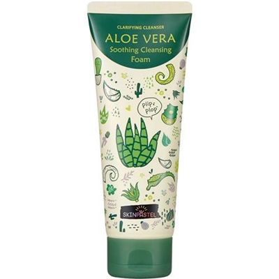 Skinpastel Aloe Vera Soothing Cleansing Foam 5.29oz / 150g