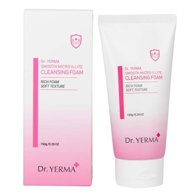 Dr. Yerma Smooth Micro Illite Cleansing Foam 5.29oz / 150g