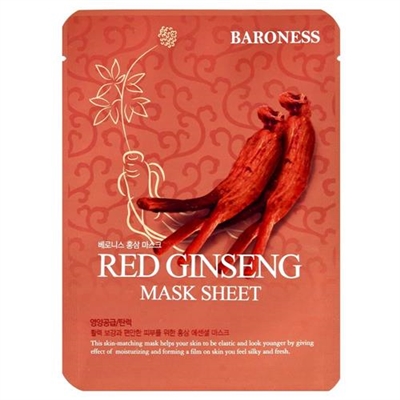 Baroness Red Ginseng Mask Sheet 10 Sheets