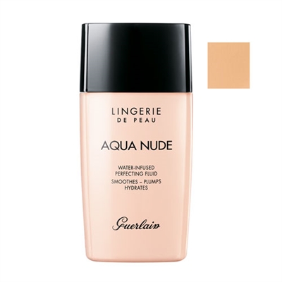 Guerlain Lingerie De Peau Aqua Nude Water-Infused Perfecting Fluid SPF 20 03N Natural 1.0oz / 30ml