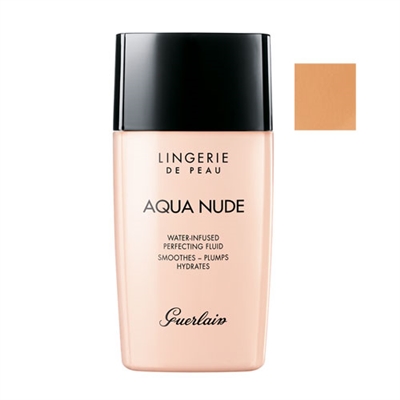 Guerlain Lingerie De Peau Aqua Nude Water-Infused Perfecting Fluid SPF 20 04N Medium 1.0oz / 30ml