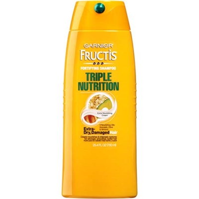 Garnier Fructis Triple Nutrition Fortifying Shampoo Extra Dry Damaged Hair 25.4oz / 750ml
