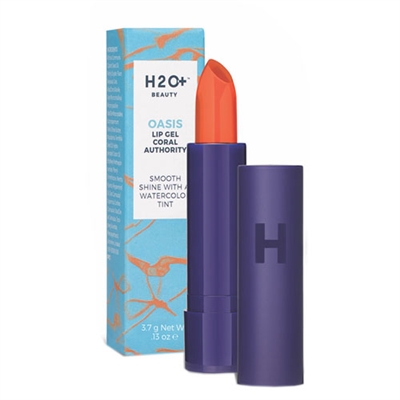 H2O Plus Oasis Lip Gel Coral Authority  0.13oz / 3.7g