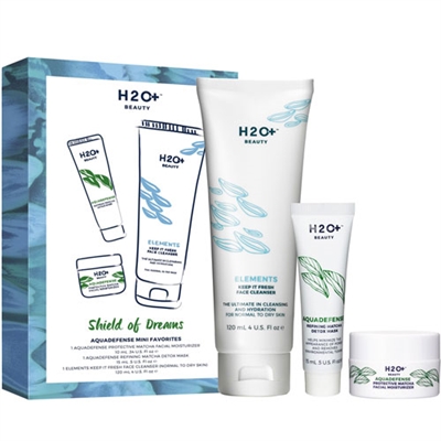 H2O Plus Shield Of Dreams Aquadefense Mini Favorites 3 Piece Set