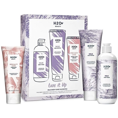 H2O Plus Luxe It Up Milk Body Care Favorites 3 Piece Set