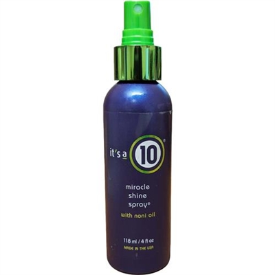 Its A 10 Miracle Shine Spray With Noni Oil No Cap 4oz / 118ml