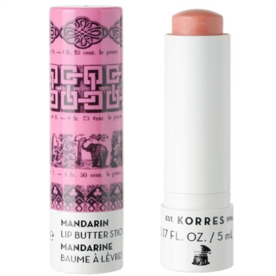 Korres Mandarin Lip Butter Stick Pink 0.17oz / 5ml