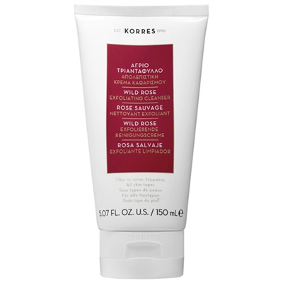 Korres Wild Rose Exfoliating Cleanser All Skin Types 5.07oz / 150ml