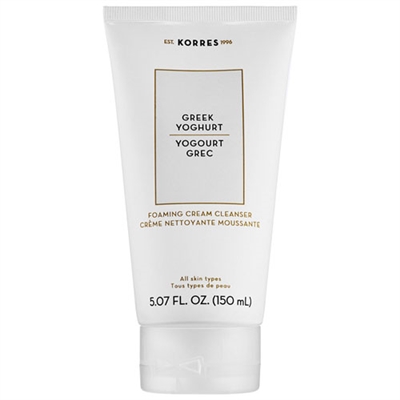 Korres Greek Yoghurt Foaming Cream Cleanser All Skin Types 5.07oz / 150ml