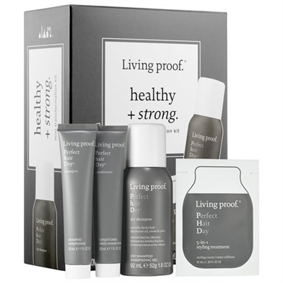 Living Proof Healthy + Strong Mini Transformation 4pc Kit