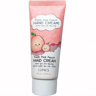 Lunes Fresh Pink Peach Hand Cream 3.38oz / 100ml