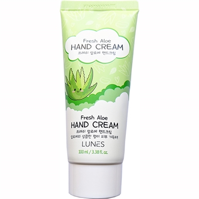 Lunes Fresh Aloe Hand Cream 3.38oz / 100ml