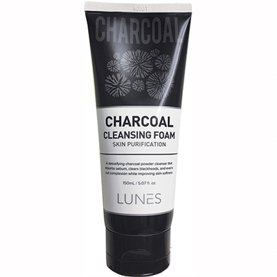 Lunes Charcoal Cleansing Foam 5.07oz / 150ml