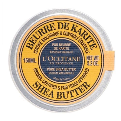LOccitane Organic Pure Shea Butter Enriched With Vitamin E 5.2oz / 150ml